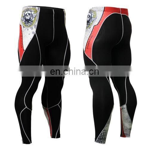 Different design custom mens compression leggings for running