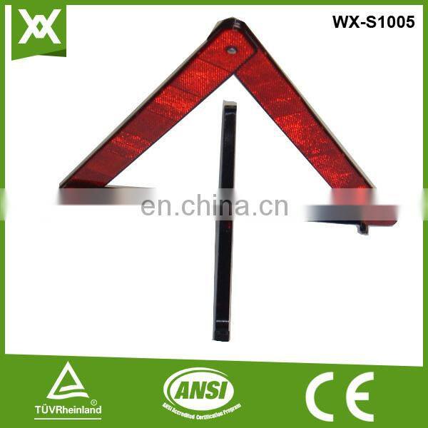 reflective Emergency safety equipment, traffic warning triangle