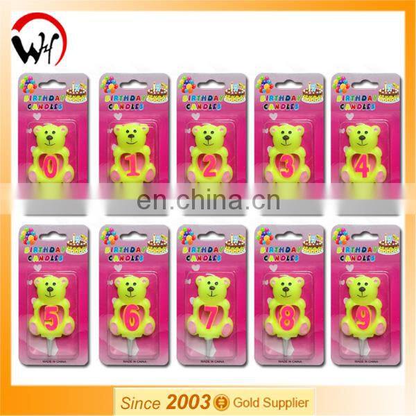 baby shower craft number candle wholesale