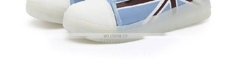 Latest design USB charge Children kids boys and girls light up canvas shoes LED shoes