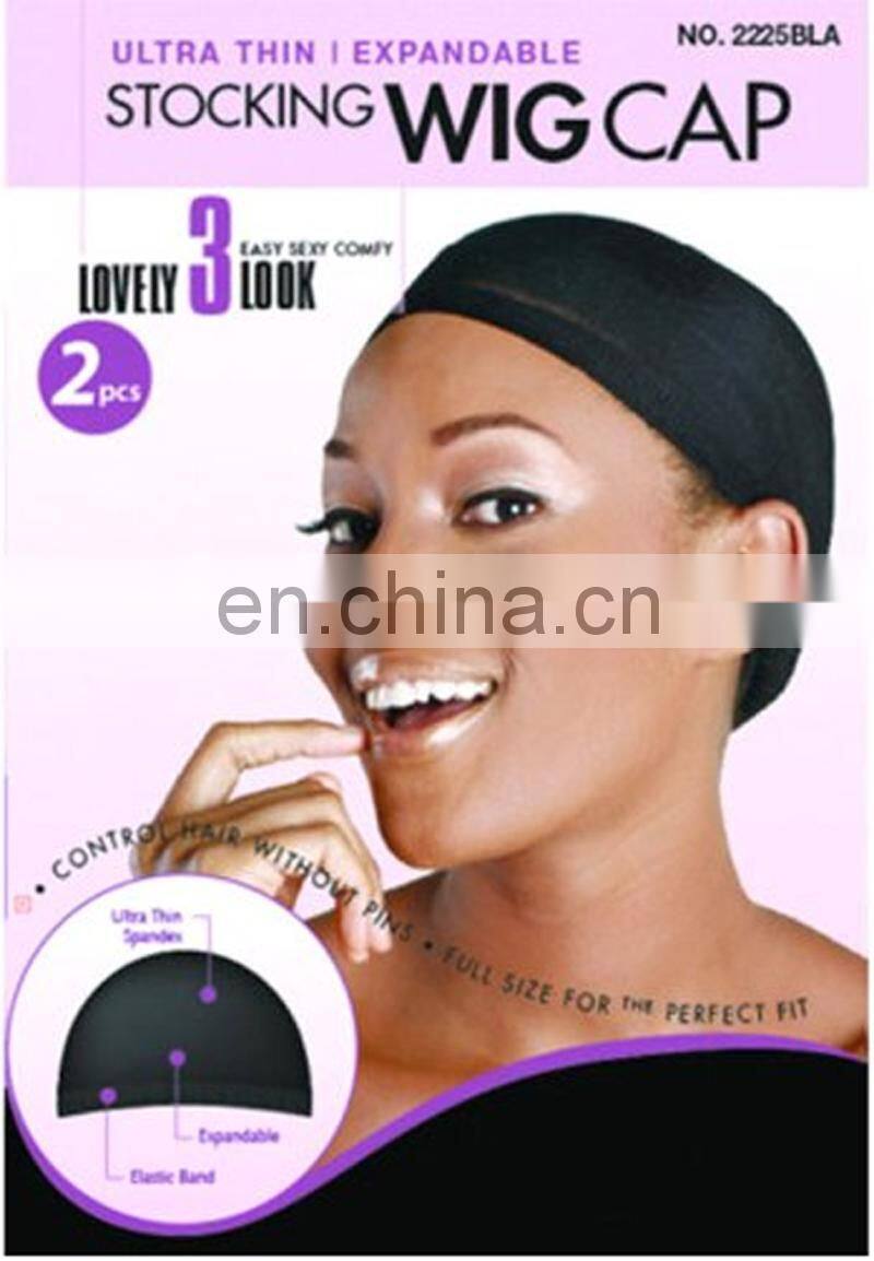 Stretchable Elastic Wig Cap Hairnets Nylon Mesh Liner Weaving Black Hair Nets