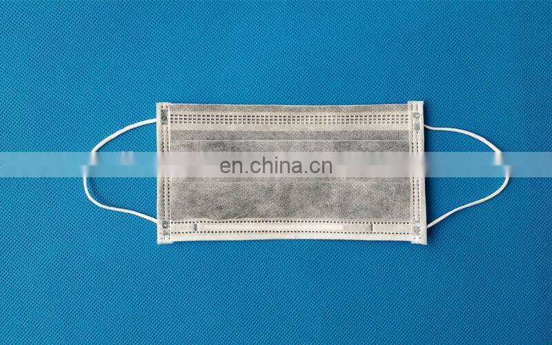Blue round ear loop 3ply Medical disposable nonwoven face mask