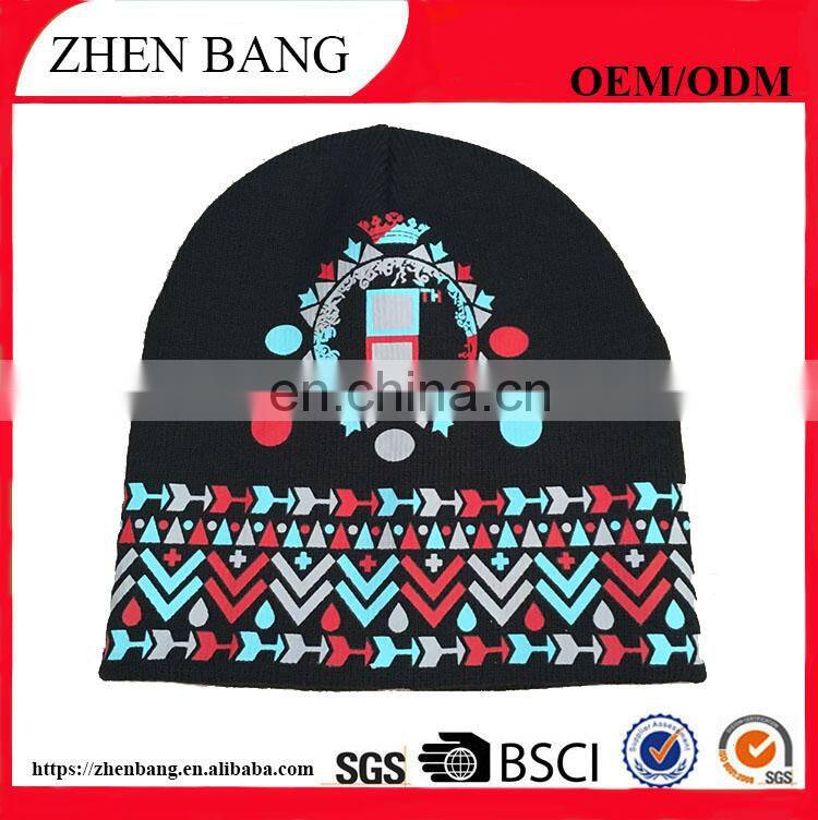 Promotion price custom beanie hat from china