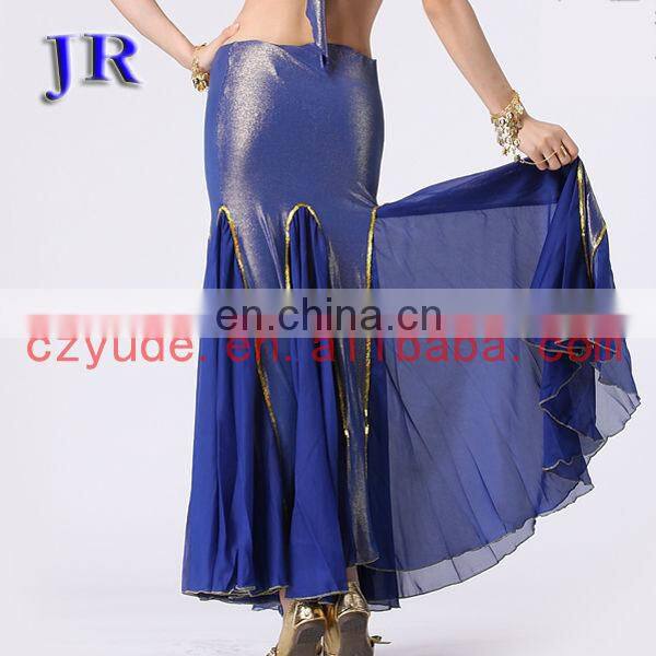 High ice silk and chiffon women long belly dnace costume dress Q-6009#