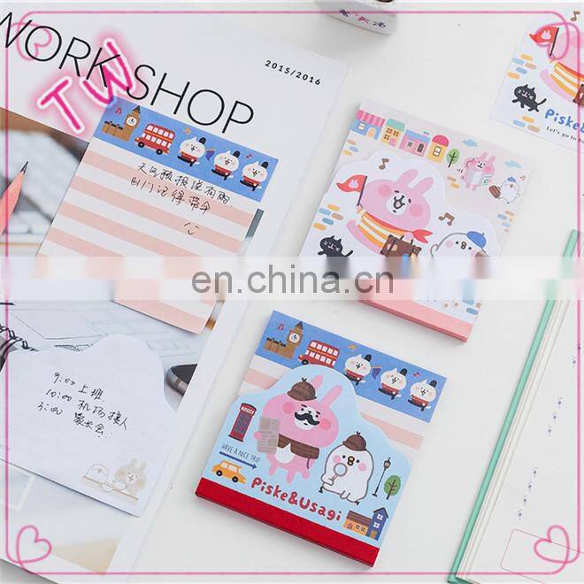 2018 New arrival yiwu gift school stationery Wholesales OEM cheap custom colorful Self-Adhesive sticky notes memo pad