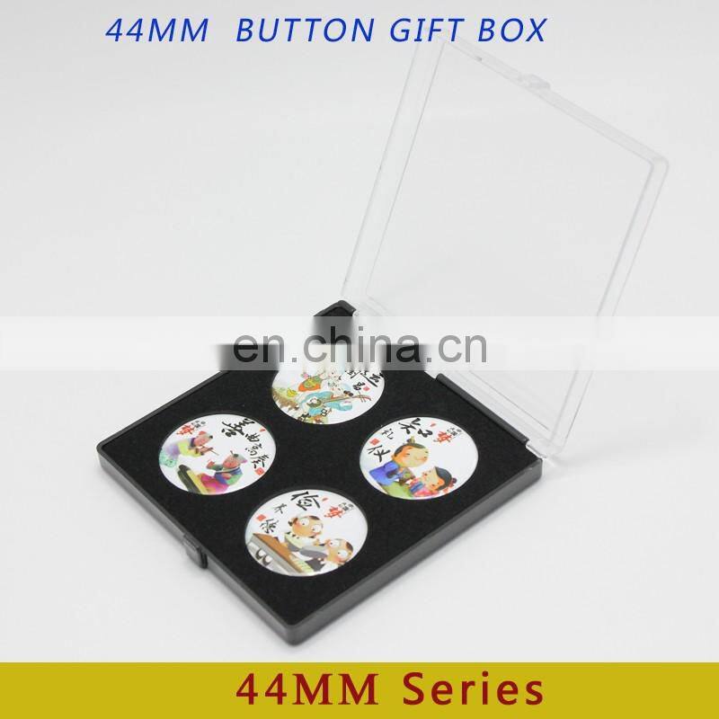 58mm badge series plastic empty gift packing boxes