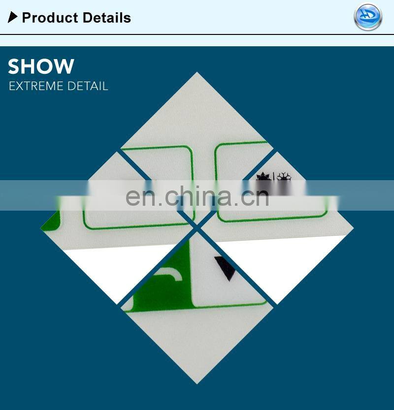 Hot New Products Polycarbonate PC Graphic Overlays With Cutouts