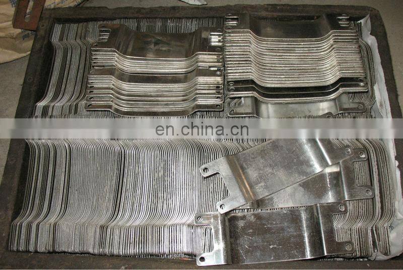 custom hot stamp stainless steel sheet automatic hot foil stamping machine parts