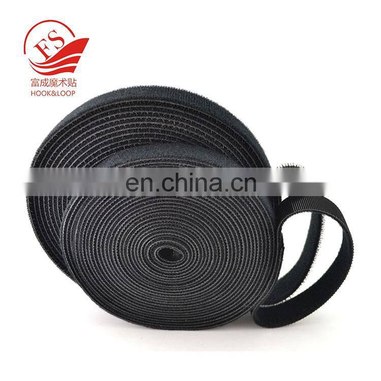 Back to back hook and loop magic tape strap