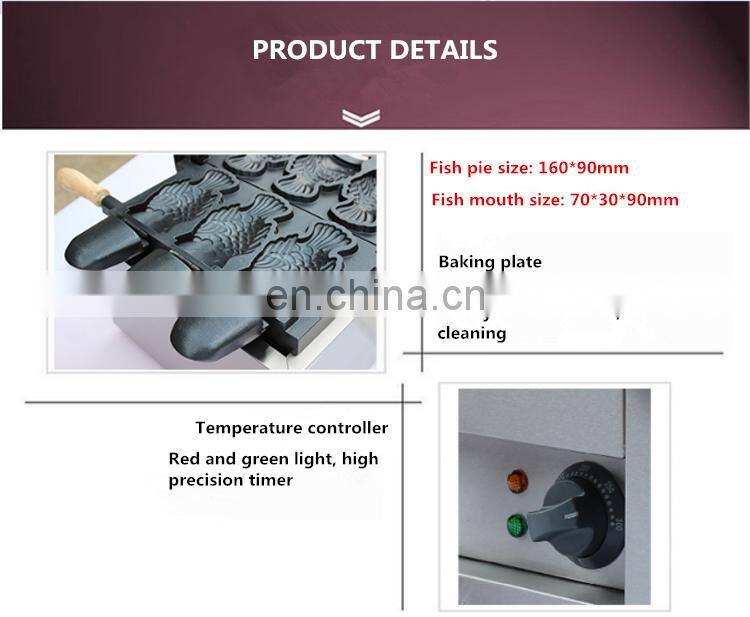 Stainless Steel Gas Goldfish Machine/ Fish Shape Ice Cream Taiyaki Machine CHZ-715