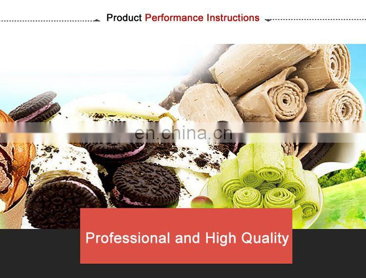 Best selling products thailand rolled pan fried ice cream dessert machine nsf and ul