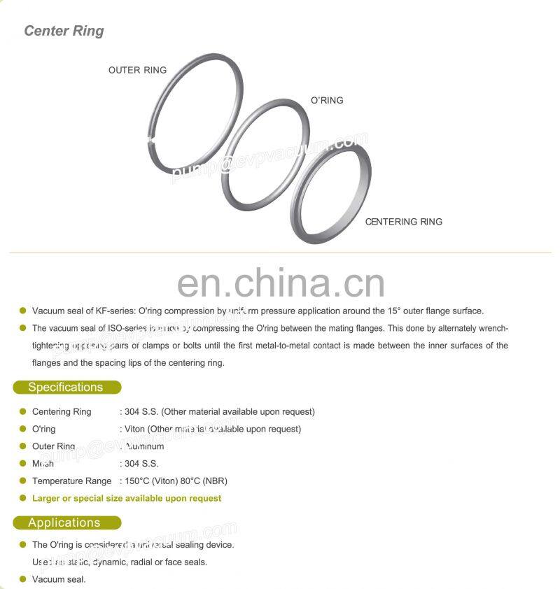 ISO Stainless 304 vacuum fitting Vacuum bellow with flange ISO flexible hoses