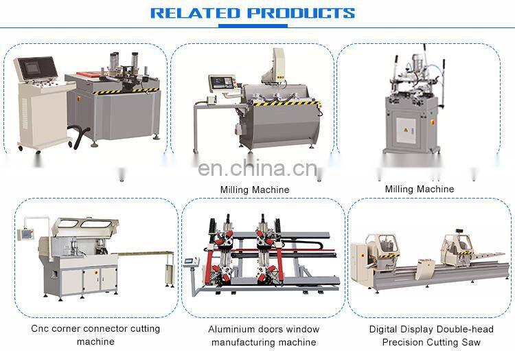 CNC double head precision cutting saw for making pvc upvc window