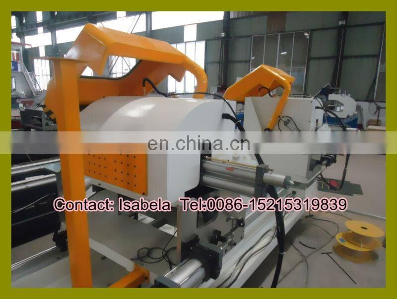 Double Mitre Machine Saw for Aluminium and PVC Window Door / Window door cutting machine