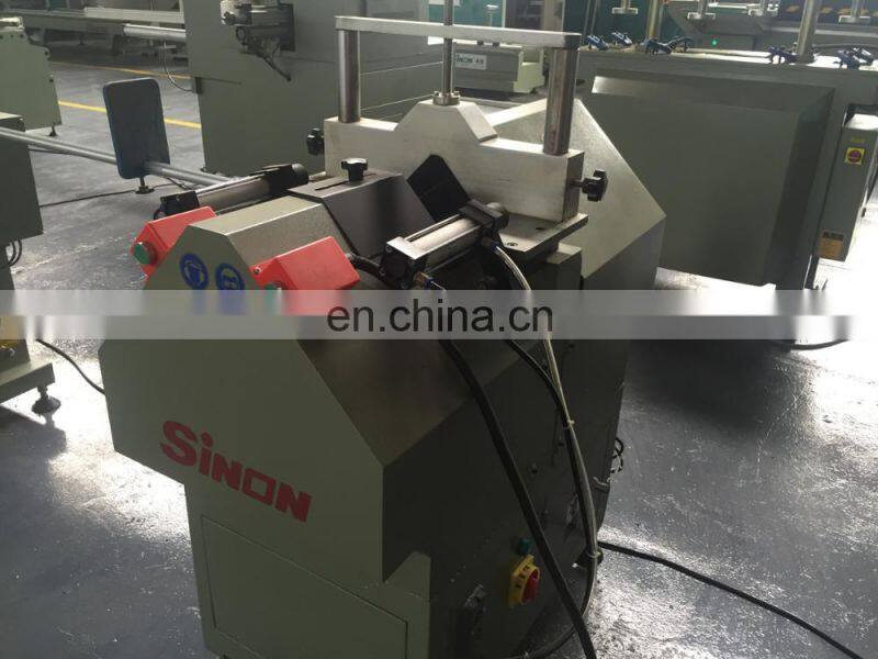 V-notch Cutting Saw PVC and Aluminum Windows Making Machine / High Quality UPVC V Cutting Machine Single Head 90 Degree Saw
