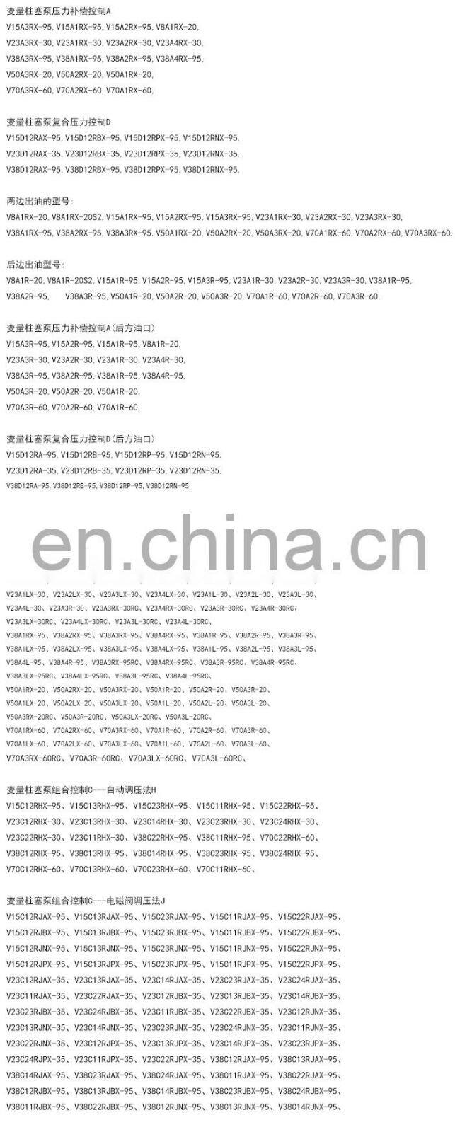 Trade assurance Daikin piston pump V23A1RX-30 V23A2R-30 V23A2R-30 V23A2RX-30 V23A2RX-30 -30