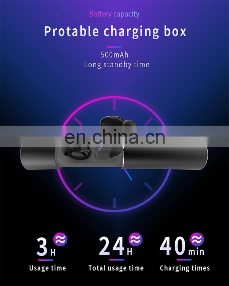 Amazon Hot sale blue tooth 5.0 earphones tws wireless headphone earphones