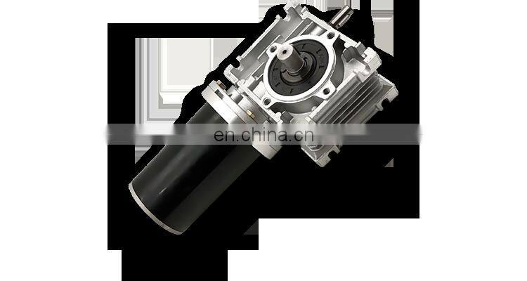24V 48V Dual Shaft Motor High Torque Low RPM Brushless DC Worm Gear Motor for Cultivator E210M