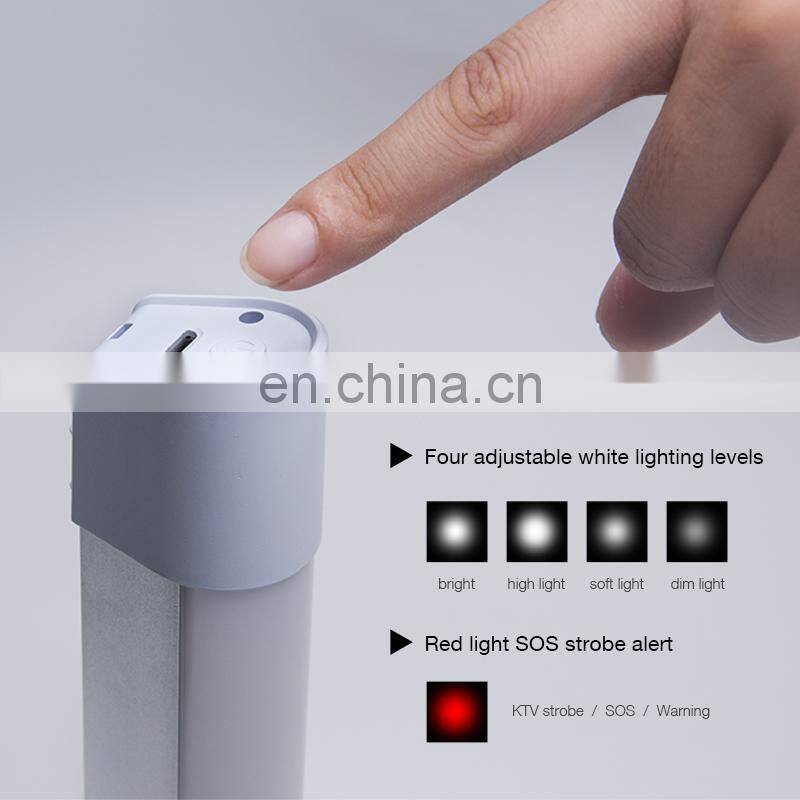 portable outdoor waterproof rechargeable emergency Light tube Multifunction LED Camping Light