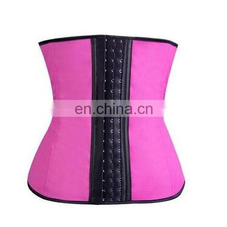 Women's Underbust Latex Sport Girdle Corsets Hourglass Body Shaper Waist Trainer