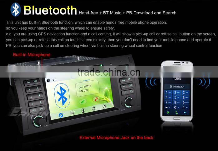 Erisin ES7053B 7" Special Car Audio DVD Player Dual Core for X5 E53 2002