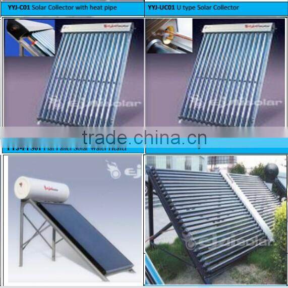 2016 Best quality hot sale portable flat panel pressurized solar water heater
