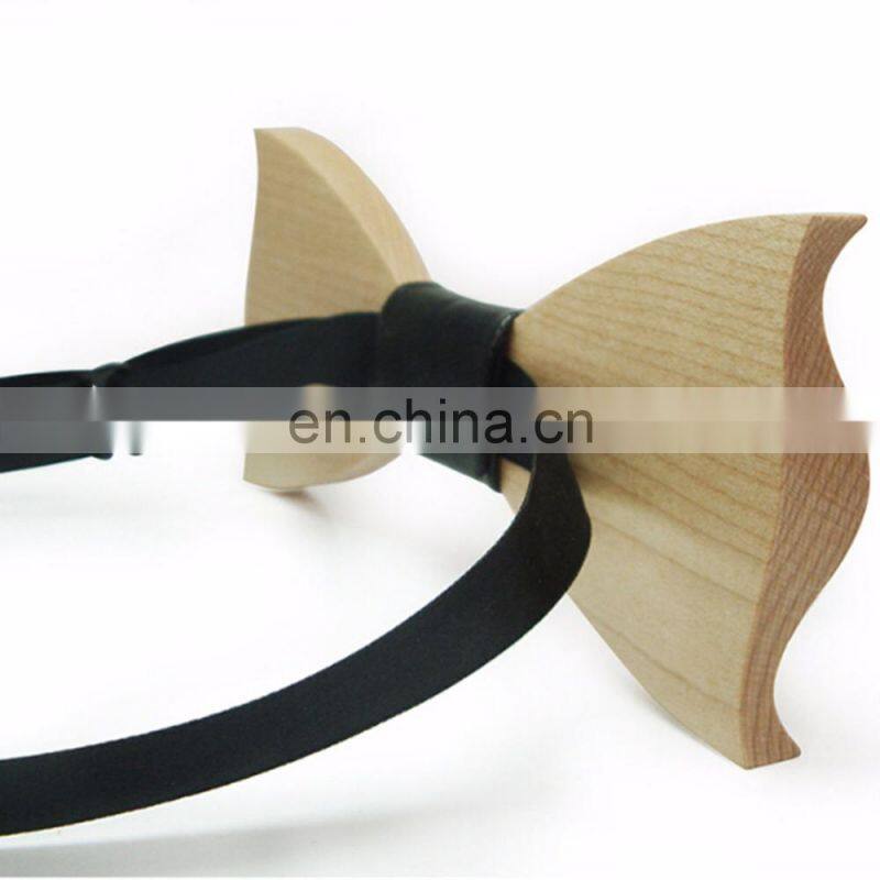 3D Men Handmade Hardwood Wooden Bow Tie Marriage Wedding Bow Ties For Men Butterfly Cravat Wood Bow Tie