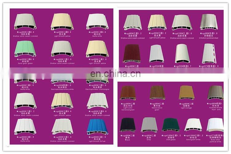 China factory rolling door aluminium roller shutter slat