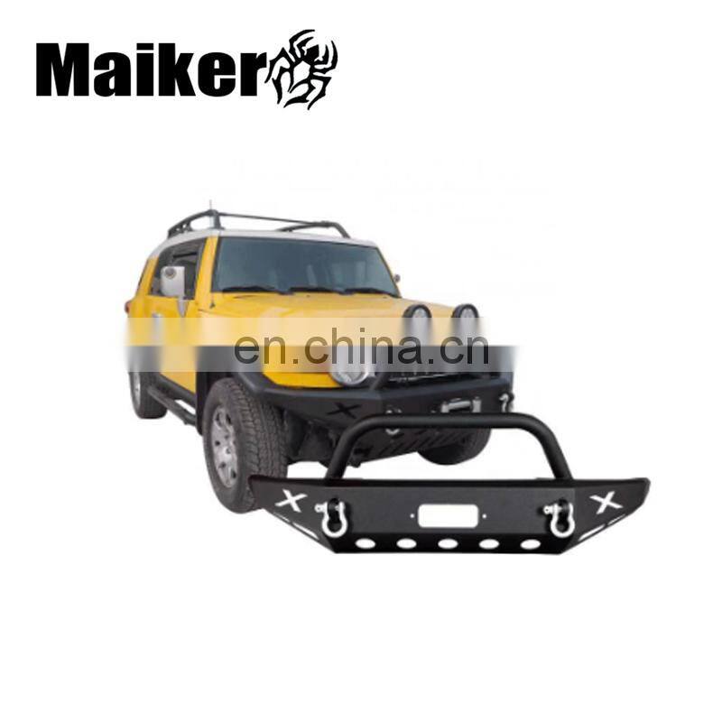 Maiker steel 4x4 front bumper bar for FJ cruiser 2008+ 4wd offroad bumper accessories