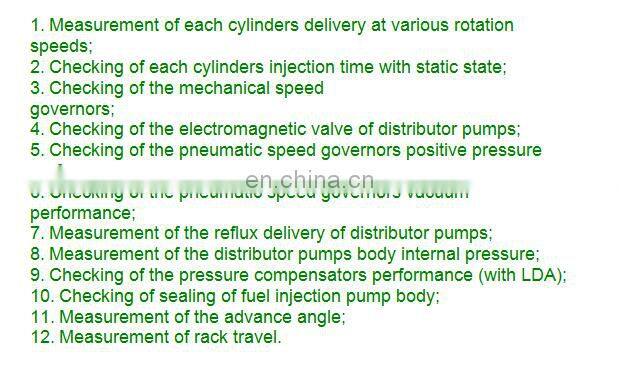 mechanical diesel fuel pump test bench COM-EMC fuel pump test bench vehicle tool