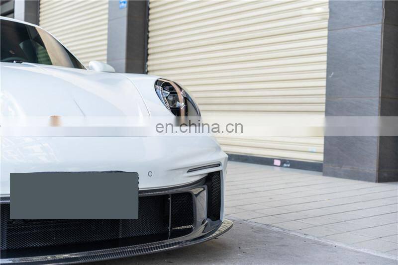 Runde GT3 For Porsche 992 Upgrade GT3 Body Kit Front Bumper Rear Bumper Hood Spoiler Exhaust Rear Engine Cover Side Skirts