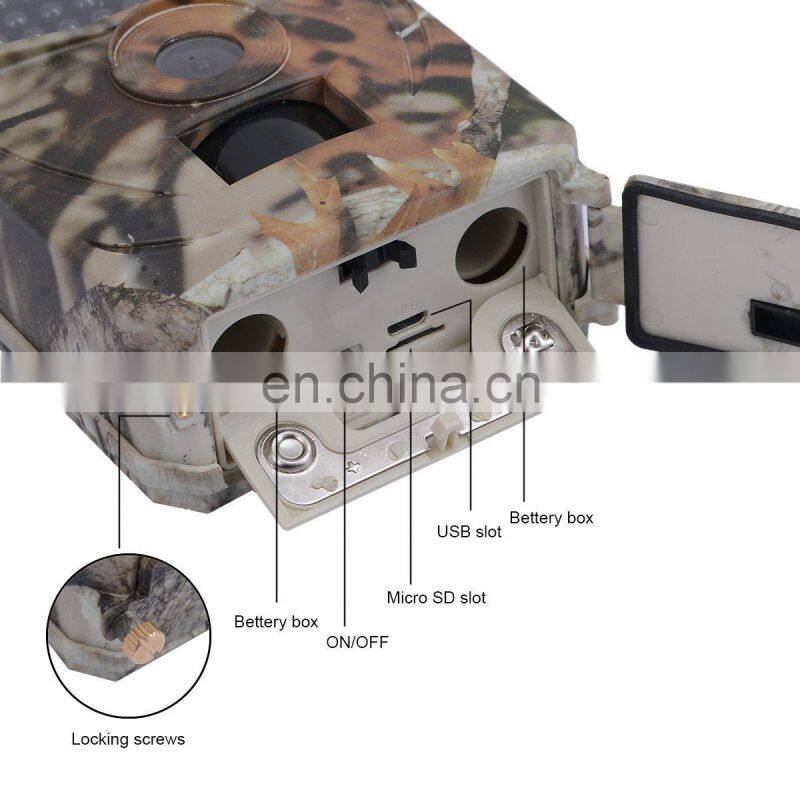 Mini cheap PR100 12MP 1080P full HD scout guard infrared thermal camera for hunting