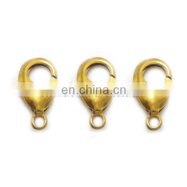 Fashion High Quality Metal Solid Brass Lobster Clasps