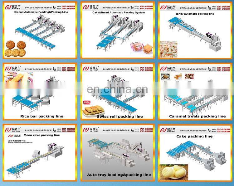 Automatic Up Paper Servo System Pillow Bread Dosa Maamoul Mooncake Packing Machine