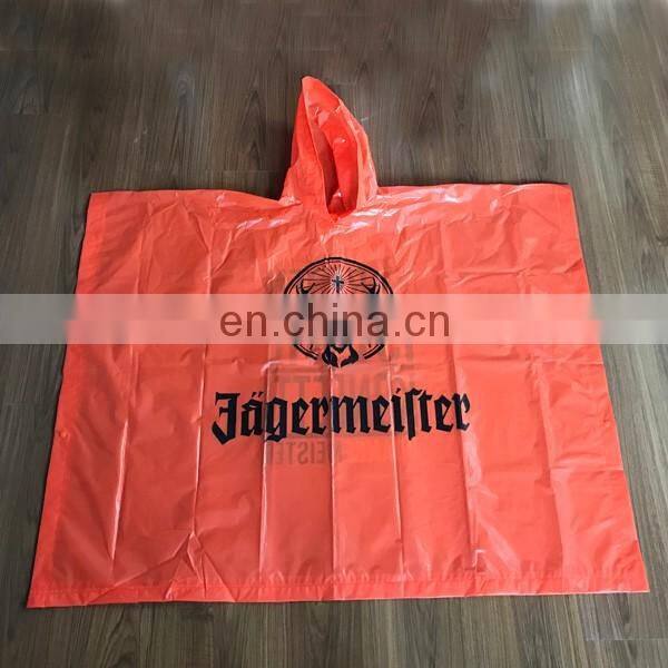 High Quality 100% Waterproof Vinyl PVC Raincoat with Hood