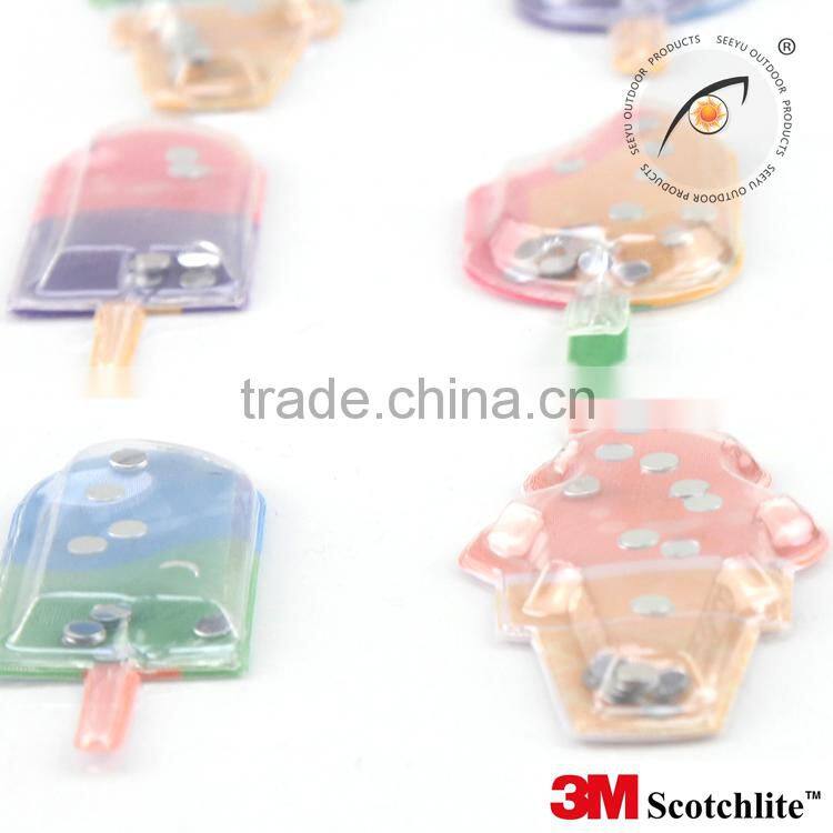 2016 New Light Reflective Custom Stickers for Kids