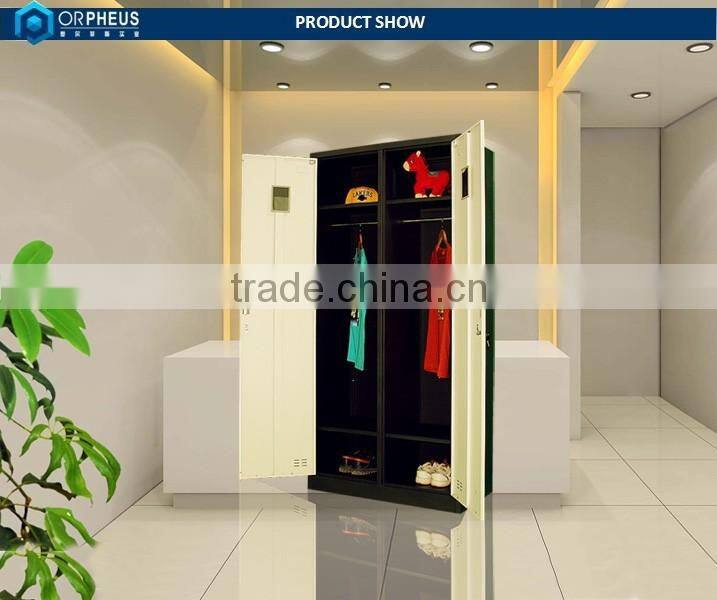 Godrej Steel Almirahs Deigns Detachable Metal Almirah Wardrobe 2 Mirror Doors Wardrobe Closet