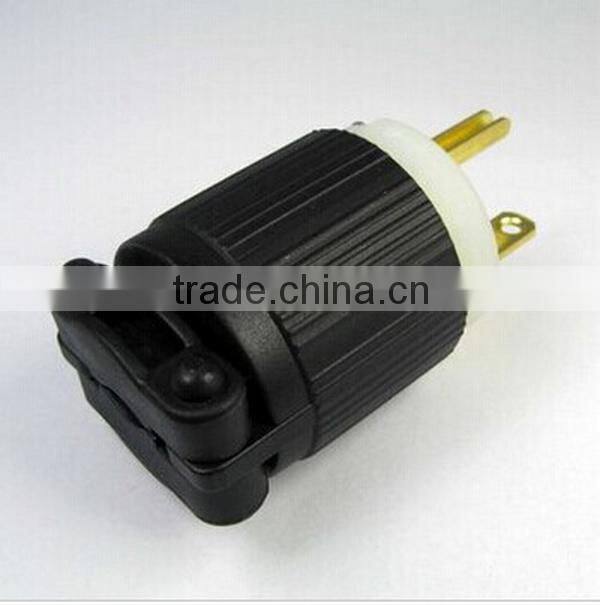 UL Listed Popular Super Tough Nylon Nema 5-20P/nema 5-20 power industrial plug/NEMA extension plug
