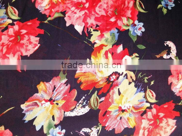 chiffon evening dress made of polyester fabric on hot sale