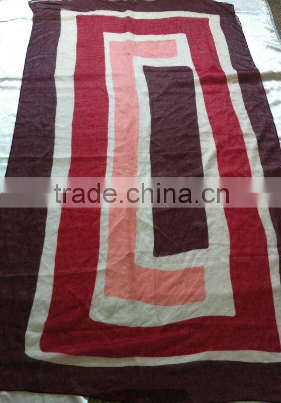 2013 New style ladies water ripples printing scarf