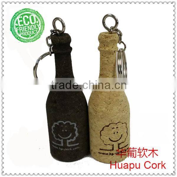 wine bottle keychain