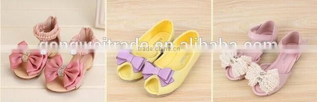 2014 NEW Lace Girl Princess Shoes Pretty Pearl Girl Sandals