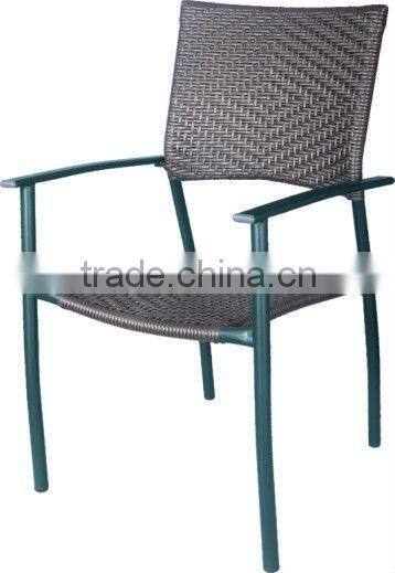 Steel Rattan Chair((welding frame)