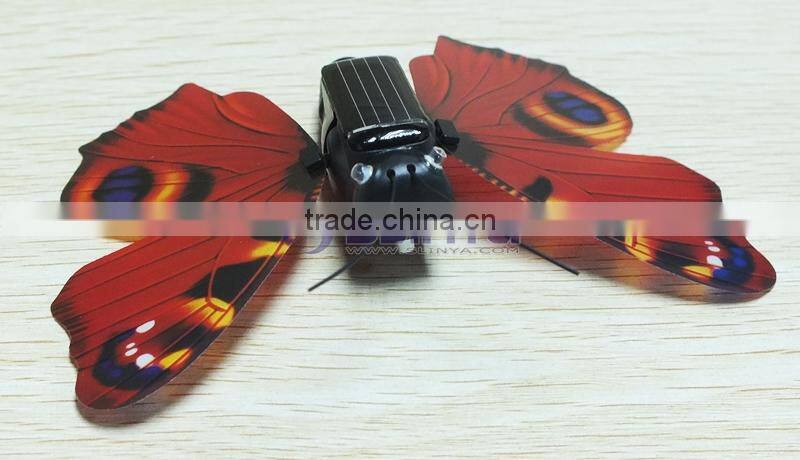 Christmas 3 Years Boy Love Enducation Toy Fly Insect Sunlight Energy Solar Butterfly
