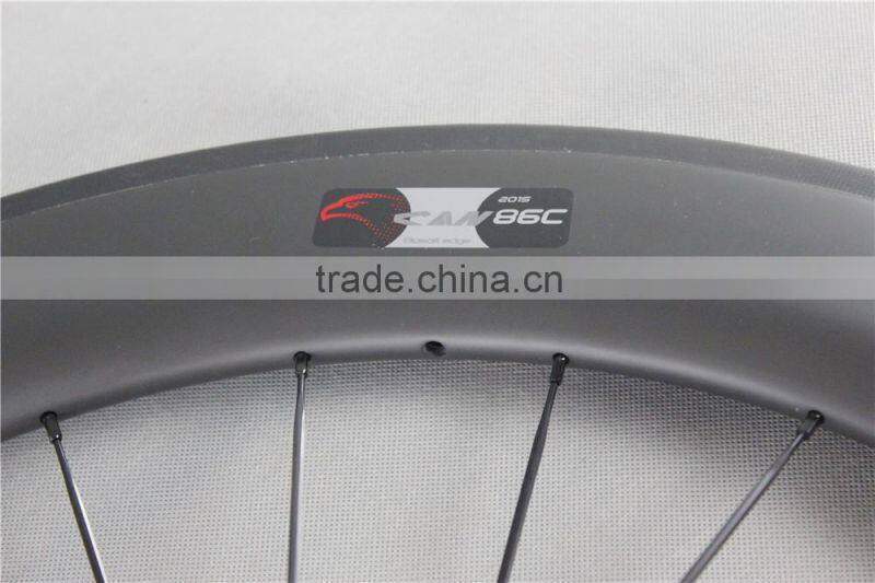 Powerway R13 hub carbon road rims 700C Bike Road Carbon wheels UD Matt carbon road bike whels with ICAN logos W86C