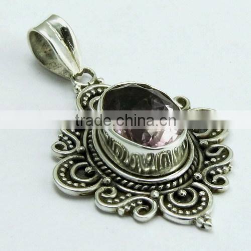 Charming Blue Lapis Pendant, Silver Jewellery India, Gemstone Silver Jewellery