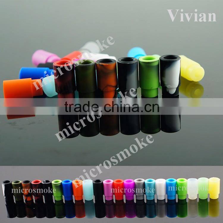 Plastic drip tip silicone rubber 510 drip tip wholesale drip tip vape 21 colour in stock