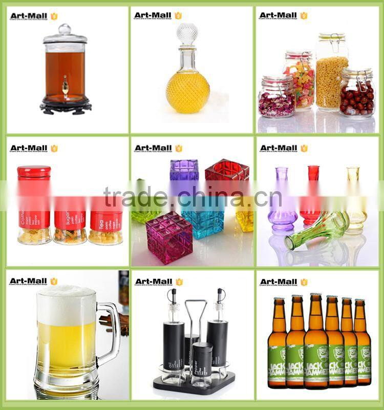 China top ten selling products high quality candle glass jar with lid