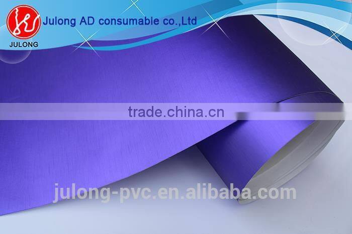 Multifunctional Brush matte chrome car sticker silver car wrap vinyl glossy car stickers with high quality