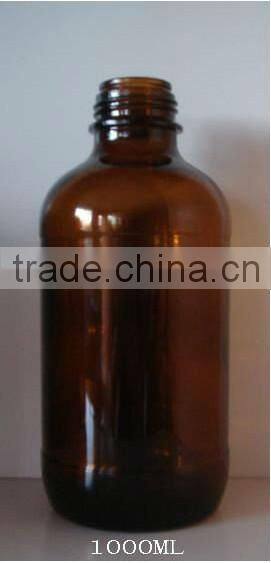 1000ml amber glass bottle for medicine